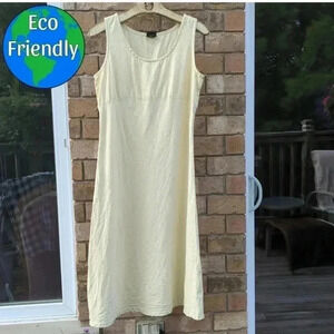 Yellow Hemp  Dress